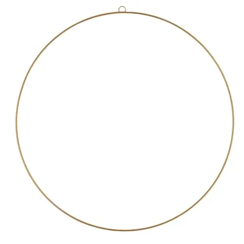 DEKORATIVER Reifen DEKORATIVE Basis FÜR GIRLANDEN 40CM Metall Metallringe zum Basteln, Schwarz Metallring, Deko Ringe zum aufhängen für die Herstellung von Hochzeitskranzdekor und Wandbehang