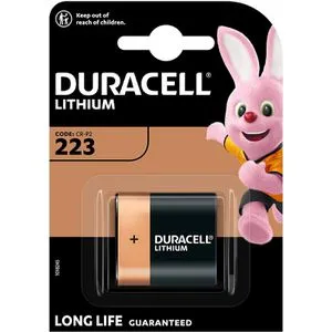 Duracell Ultra Lithium Batterie 223 (CR-P2) 1er - Leistungsstarke Lithium-Batterie für Digitalkameras, kompatibel mit vielen Modellen