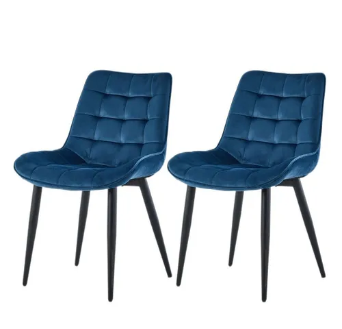 Vaiko Esszimmerstuhl Leonardo (2er Set) - Stühle im stilvollen Design, ergonomisch geformt für hohen Sitzkomfort. Stabiler Stand durch pulverbeschichtetes Stahlgestell, ideal für moderne Wohn- und Essbereiche.