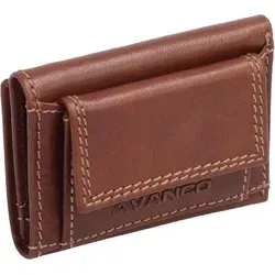 Echtleder Minibörse, braun