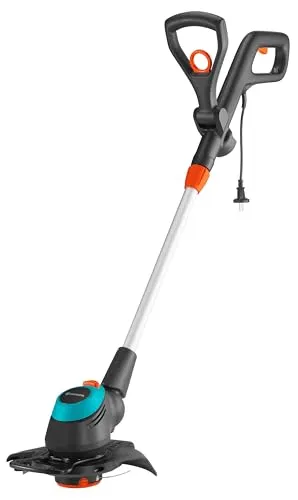 GARDENA Elektro-Trimmer EasyCut 450 - 450 Watt Motorleistung, ergonomisch mit Teleskopstiel für müheloses Trimmen schwer erreichbarer Stellen