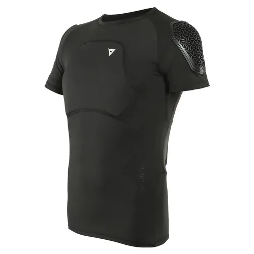 Dainese Unisex-Adult Trail Skins Pro Tee Safety, Schwarz, XL - Protektoren-T-Shirt mit atmungsaktivem Mesh-Gewebe für optimalen Komfort und Sicherheit beim Trailfahren, ideal für passionierte Radfahrer.