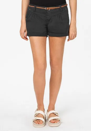 SUBLEVEL Chinoshorts Damen Stretch-Shorts mit Flechtgürtel - Herren-Shorts, bequeme Stretch-Shorts mit Flechtgürtel für lässige Sommerlooks, ideal für warme Tage!