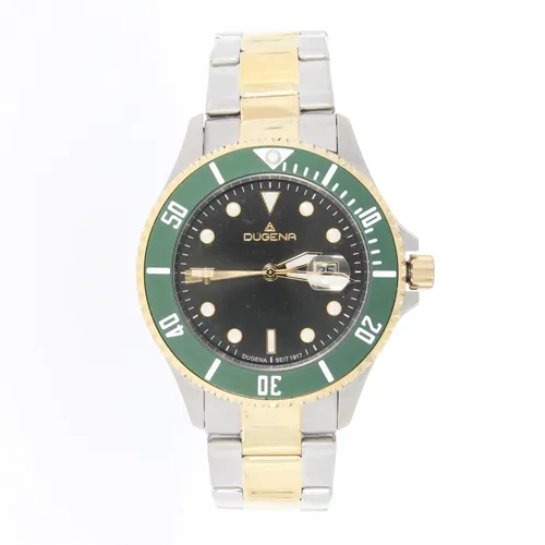 Dugena Herren-Armbanduhr 4461074 Diver XL - Armbanduhren für Herren, wasserdicht bis 30 bar mit sportlich-elegantem Design und hochwertigem Quarzwerk für höchste Präzision.