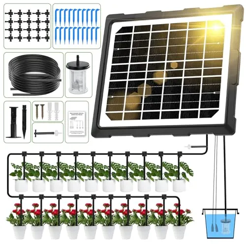 YAHAMOO Solar Bewässerungssystem 2026 für 20 Pflanzen von YAHAMOO