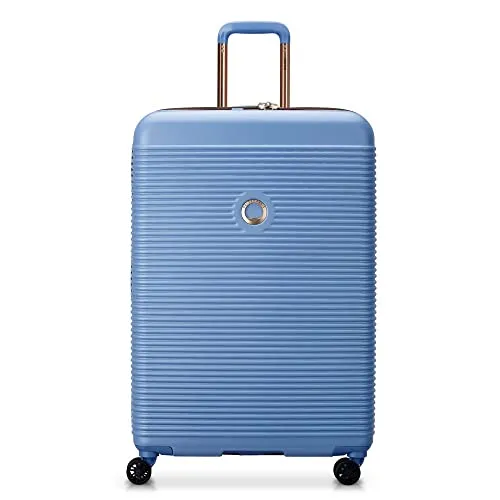 Delsey Paris Hartschalen-Trolley Freestyle, 4 Rollen, ABS blau - Koffer mit 4 Rollen, TSA-Schloss und 104 l Volumen für müheloses Reisen. Leicht und robust aus ABS, ideal für jeden Urlaub.