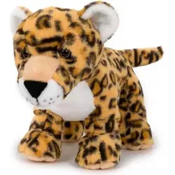 MAWUKO Leopard Kuscheltier Jaguar - Großkatze Plüschtier - Kuscheltiere, naturgetreues und hochwertiges Plüschtier mit kuschelig weichem Fell, ideal als treuer Begleiter für Kinder und Erwachsene.