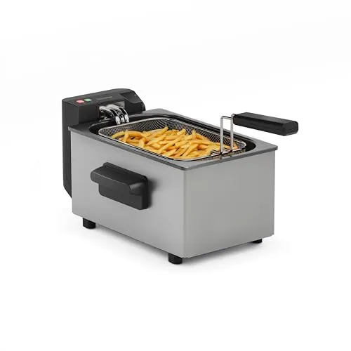 Tristar Edelstahl-Fritteuse FR-9326, 3L Kapazität