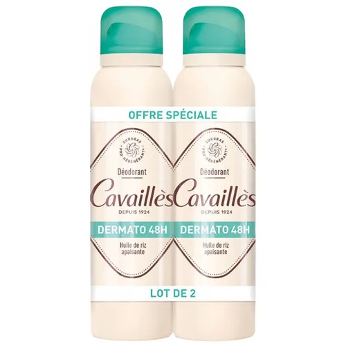 Rogé Cavaillès Deodorant Dermato Gegen Geruch 48H Spray Doppelpack 2 x 150 ml mi