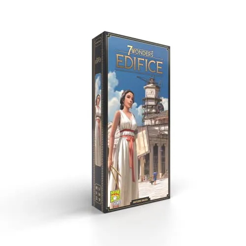 Asmodee - 7 Wonders: Edifice - Erweiterung des Brettspiels, 3-7 Spieler, 10+ Jahre, italienische Ausgabe