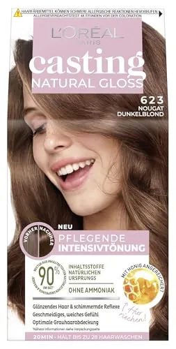 L'Oréal Paris Casting Natural Gloss Haarfarbe Nr. 623 Nougat Dunkelblond
