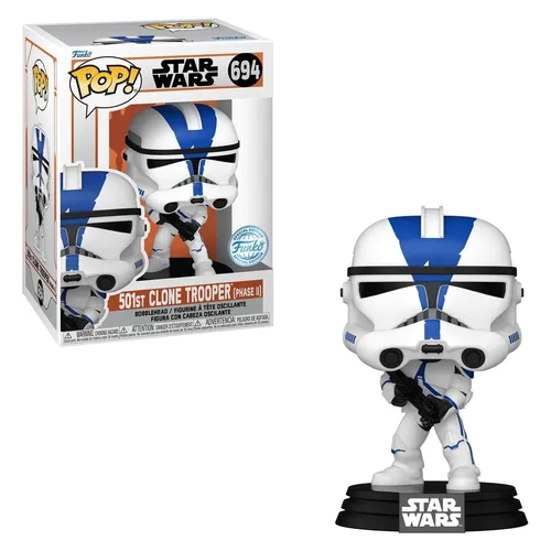 Funko 76682 Pop! Star Wars: The Mandalorian - 501st Clone Trooper Phase II (Spec