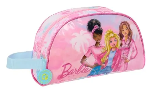Safta Barbie Painterly Große Kulturtasche für Kinder, anpassbar an den Wagen, ideal für Kinder von 5 bis 14 Jahren, bequem und vielseitig, Qualität und Widerstandsfähigkeit, 26 x 16 x 9 cm,
