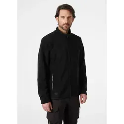 Helly Hansen Manchester 2.0 Fleece Jkt - Schwarz - L - Trainingsbekleidung für Damen und Herren, aus weichem Fleece, ideal für kalte Tage und aktive Outdoor-Aktivitäten.