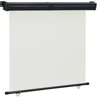 vidaXL Balkon Seitenmarkise 165x250cm - Markise für Balkon, bietet effektiven Sonnenschutz und Sichtschutz, aus UV-beständigem Polyester mit reibungsloser Aluminiumwalze und Selbstsperrfunktion.