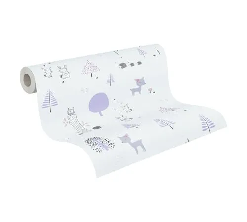 A.S. Création Kinderzimmertapete Little Love in lila von A.S. Création