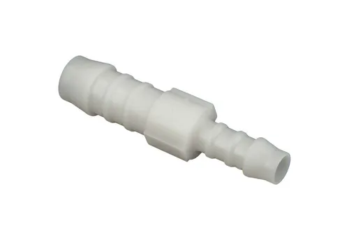 tecuro Schlauchtülle Schlauchverbinder gerade, für Industrie und Garten - Nylon weiß