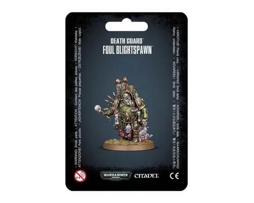 Games Workshop Modellbausatz Foul Blightspawn - Death Guard - Modellbausatz für 1 Foul Blightspawn der Death Guard für Warhammer 40k, inklusive Nurgling und 40mm Base. Vielseitiger Charakter mit Seuchenspeier, ideal zum Abwehren feindlicher Nahkämpfer.