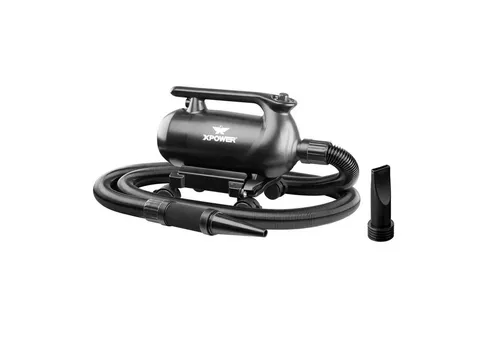 XPOWER A-16 Black Autotrockner - Tragbares Gebläse für Innen & Außen, leistungsstark mit 2200W, ideal zum Trocknen von Fahrzeugen und großen Räumen bis 60 m².