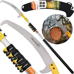 Astsäge Teleskop 5,5m - Baumsäge für hohe Äste - Kategorie: Sägen, ideal für schwer erreichbare Äste dank teleskopierbarer Verlängerung und robuster 35 cm Stahlklinge.