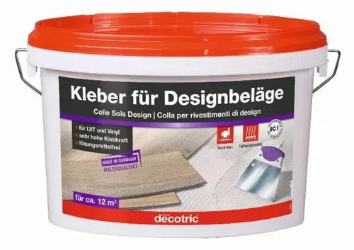 Decotric Kleber für Designbeläge 3 kg - Klebstoffe, ideal für die einfache und sichere Verlegung von Designbelägen, sorgt für starke Haftung und Langlebigkeit.