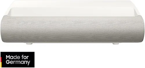 Samsung The Premiere 4K Laser Projektor SP-LPU7D 2024 - Weiß - Beamer mit atemberaubender 4K-Bildqualität und Dolby Atmos Sound. Ultra-Kurzdistanz-Technologie ermöglicht beeindruckende 120 Zoll Projektionen aus nächster Nähe. Perfekt für ein fesselndes Heimkinoerlebnis.