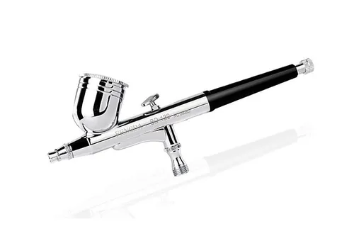 Fengda basisch Airbrush Pistole FE-130 0,3 mm - Airbrush-Zubehör für Künstler, ideal für präzise Anwendungen in Kunst, Nageldesign und mehr. Mit 0,3 mm Düse und 7CC Fluid-Cup für feines Sprühen und einfachen Umgang.