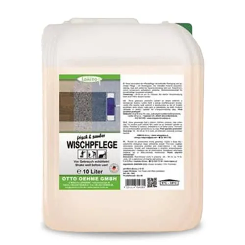 Lorito frisch & sauber Wischpflege, 10 Liter, Reiniger Konzentrat für umweltschonende Bodenpflege von wasserbeständigen und unbeschichteten Bodenbelägen