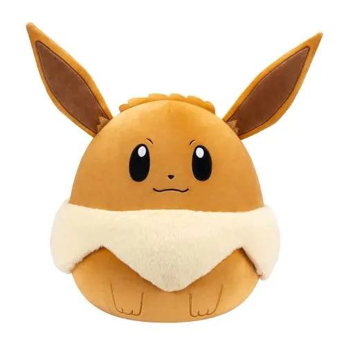 Squishmallows Eevee 50cm - Plüschfigur, super weich und huggable, ideal für Kinder jeden Alters und perfekt zum Kuscheln und Sammeln.