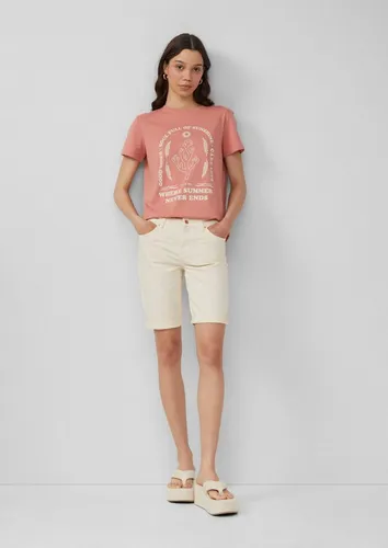 QS Jeansshorts Jeans-Hose CATIE Jeans-Bermuda Catie / Slim Fit / Mid Rise