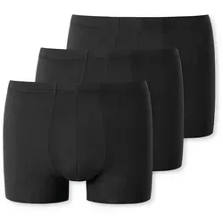 uncover by Schiesser - Basic Retro Short 3er Pack (3XL Schwarz) - Retroshorts für Herren, 3er Pack mit weichem Bündchen aus Baumwolle und Stretch für optimalen Tragekomfort.