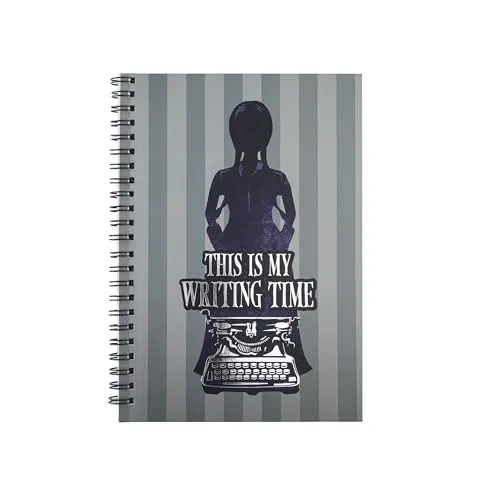 Cinereplicas Wednesday - Dies ist mein Schreiben Zeit lila Notebook - 14.5 * 21cm - Offizielle Lizenz
