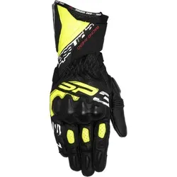 Alpinestars SP-3 Handschuhe - Schwarz/Neon-Gelb/Weiß - XL - Motorradhandschuhe mit voller Lederkonstruktion, hervorragender Abriebfestigkeit und ergonomischer Passform für maximalen Komfort und Kontrolle während der Fahrt.
