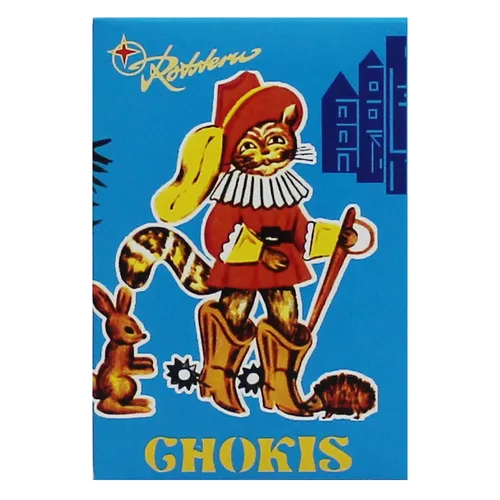 Rotstern Chokis 50 g Vollmilchschokolade - Schokoladenbonbons & Pralinen, nostalgischer Genuss aus der DDR mit cremiger Vollmilchschokolade, ideal für Schokoladenliebhaber.