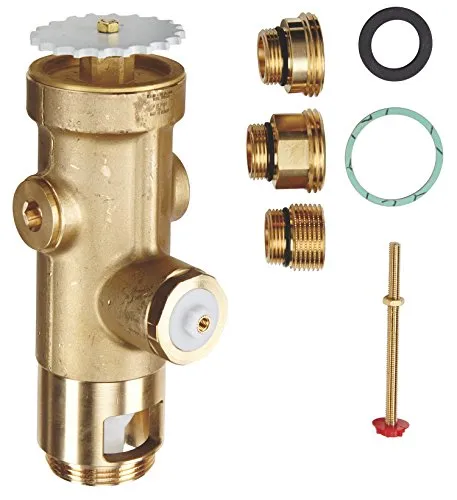 Grohe WC-Druckspüler Wandeinbau DN 20 - Sanitärinstallation, hochwertige Austauscharmatur für Niederdrucksysteme, ideal für eine effiziente WC-Spülung ohne Vorabsperrung.