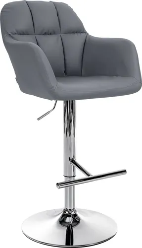 CLP Barhocker Natoma Kunstleder in grau von CLP