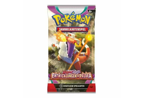 Amigo Spiel + Freizeit GmbH Sammelkarte Pokemon Einzel Booster KP02 Entwicklungen in Paldea Deutsch