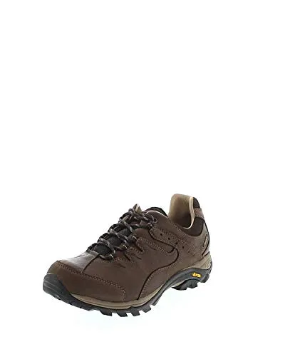 Meindl Caracas Herren Wanderschuh - Dunkelbraun 46.5 - Wanderschuhe mit Lederfutter, ideal für Freizeitaktivitäten und Wanderungen. Das Nubukleder-Obermaterial und die Vibram® Sohle bieten Komfort und Grip.