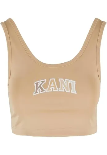 Karl Kani Damen KW242-023-2 Small Serif Bustier Top Sand, S