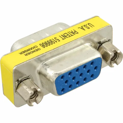 InLine Mini-Gender-Changer, 15pol HD (VGA), Stecker /