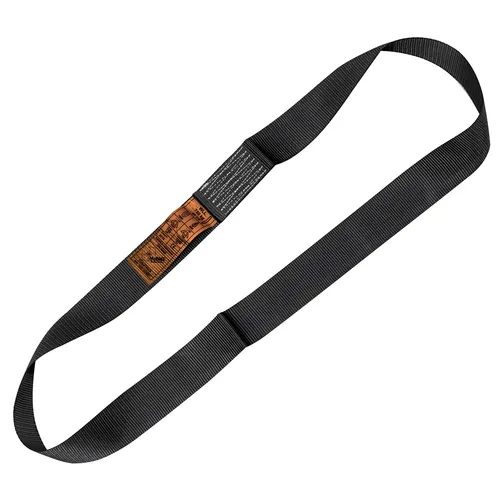 Einweg-Hebeband WLL 750 kg,Länge 0,75 m, Umfang 1,5 m, Breite 48 mm, schwarz