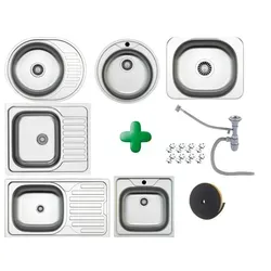 Edelstahl Einbauspülen – Hochwertige Modelle für jede Küche - Sanitäranlagen & Zubehör – Pflegeleichte Edelstahl Einbauspülen mit modernem Design, ideal für den täglichen Einsatz in privaten und gewerblichen Küchen.