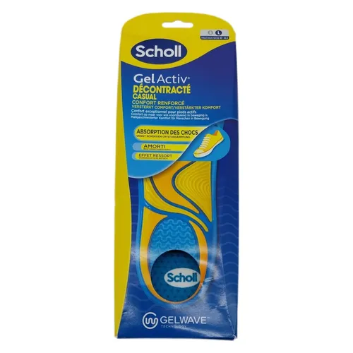 Scholl GelActiv Herrenschuheinlagen für lässige Schuhe