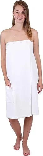 Betz Kilt Frottee Saunakilt BERLIN für Damen, 420 g/m² in weiß von Betz