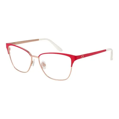 Guess GU2795 Damen Brillenrahmen - Verschreibungspflichtige Brillenfassung in glänzendem Rosa, ideal für einen modischen Look und perfekt für den täglichen Gebrauch.