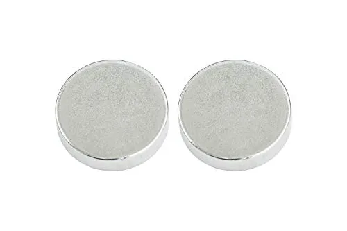 Connex Neodym-Scheibenmagnet - im praktischen Set - Extra starker Magnet - 11 kg Haftkraft - Für Haushalt, Werkstatt & Hobby / Powermagnet / Mini-Magnet / DY7100004, Ø 20 x 5 mm (2 Stück)