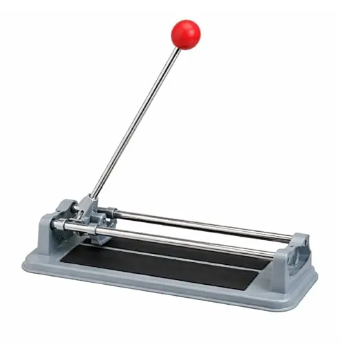 Fliesenschneider 400mm | Fliesenschneidmaschine mit Wolframkarbid Klinge und rutschfester Auflage