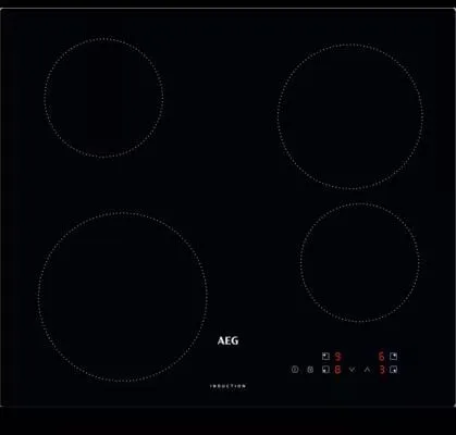 AEG Induktions-Kochfeld 5000 IB6420ACB - Kochfeld mit 4 Kochzonen und Booster-Funktion für schnelles, energiesparendes Kochen. Mit Kindersicherung und Topferkennung für höchste Sicherheit.