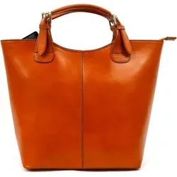 Vera Pelle Handtaschen VP068L, B08THPKS58 - Orange