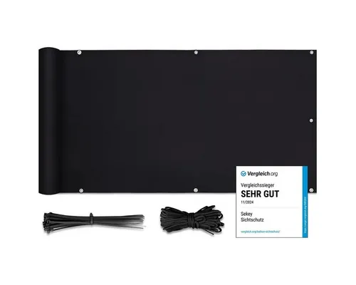 Sekey Balkonsichtschutz 120 cm hoch von Sekey